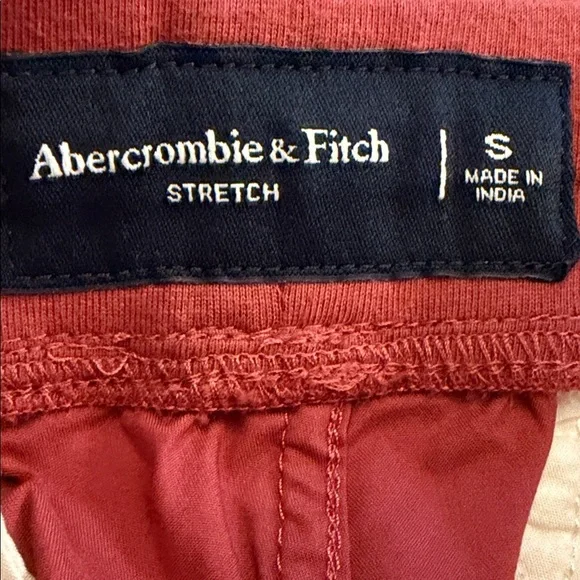 Abercrombie & Fitch Men’s All Day Sienna Red Pull-On Shorts Size Small - Picture 6 of 8